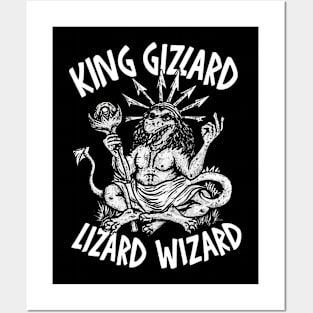 Psychedelic God King Gizzard & Lizard Wizard Posters and Art